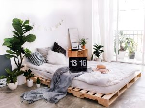 Hình Pallet Giường Gỗ